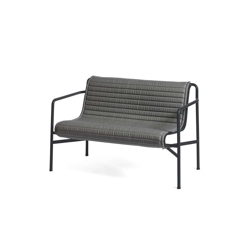 Hay Palissade quilted hynde til bænk anthracite