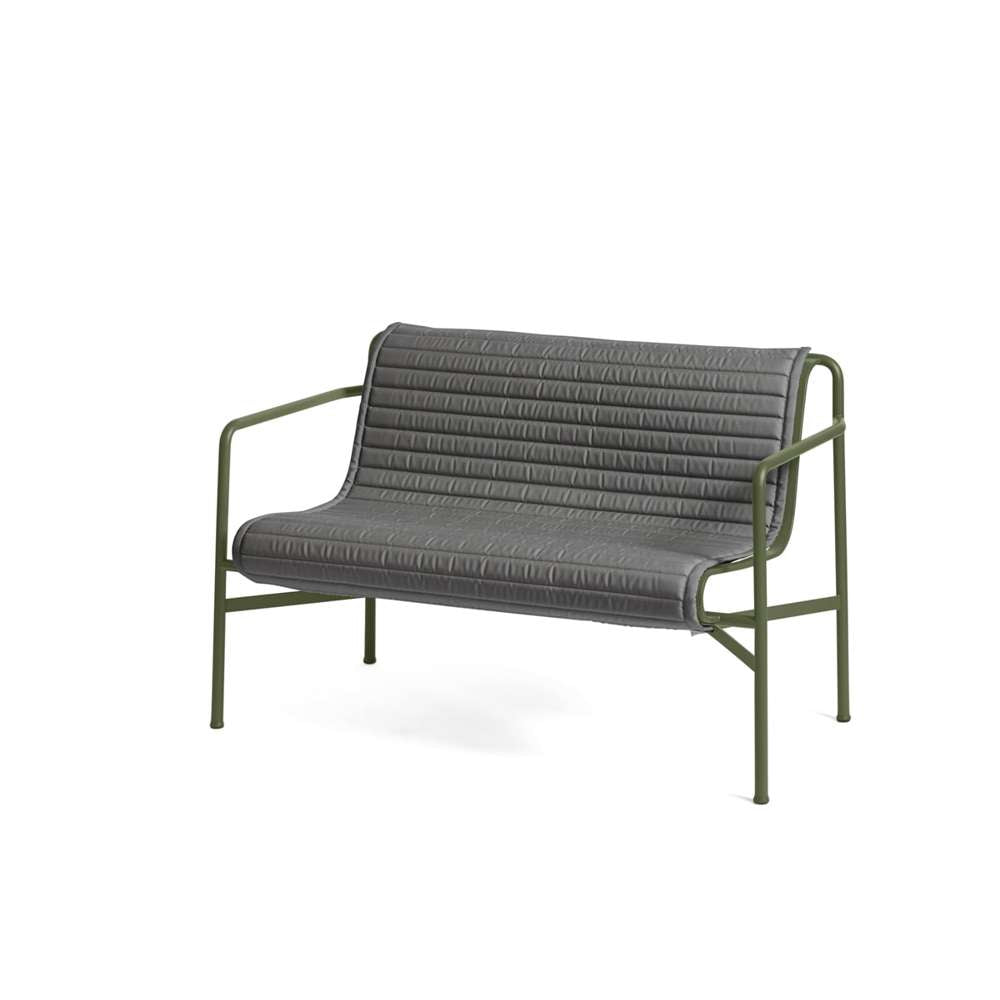 Hay Palissade quilted hynde til bænk anthracite