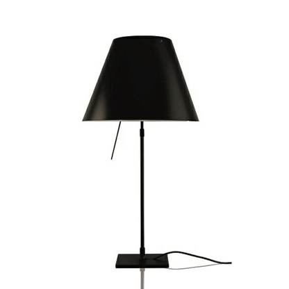 Costanza bordlampe m/dimmer sort/liquorice black - luceplan Bordlampe Bordlampe