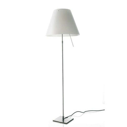 Costanza gulvlampe m/dimmer alu/white - luceplan Gulvlampe