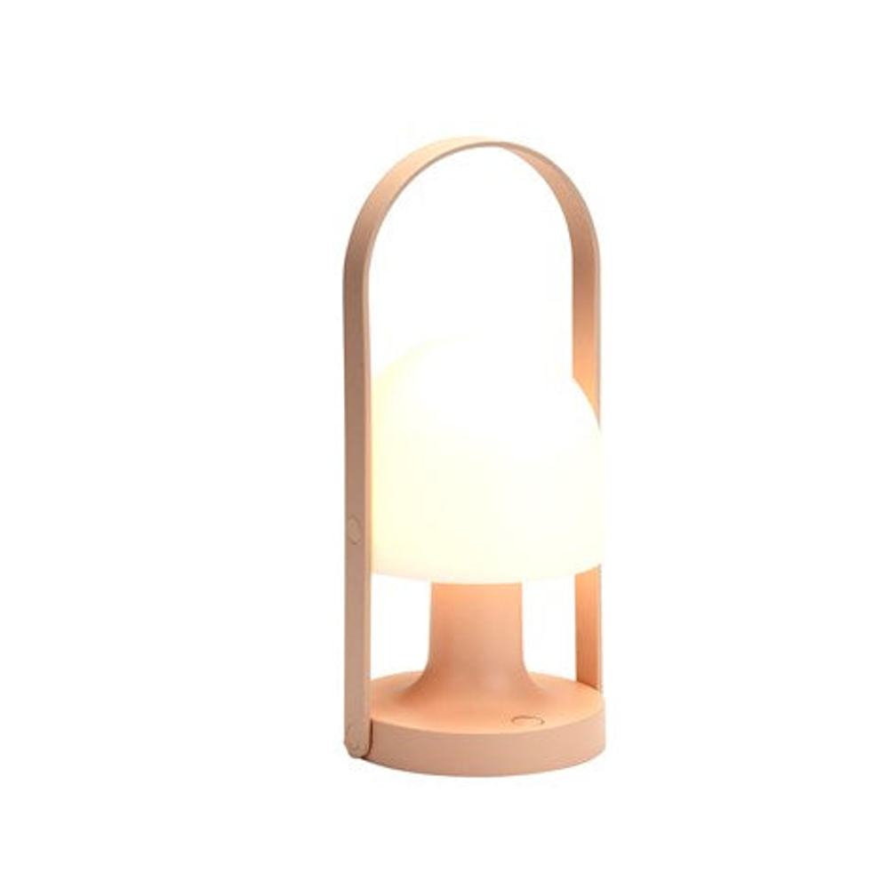 Follow me bordlampe pale pink Portable Portable