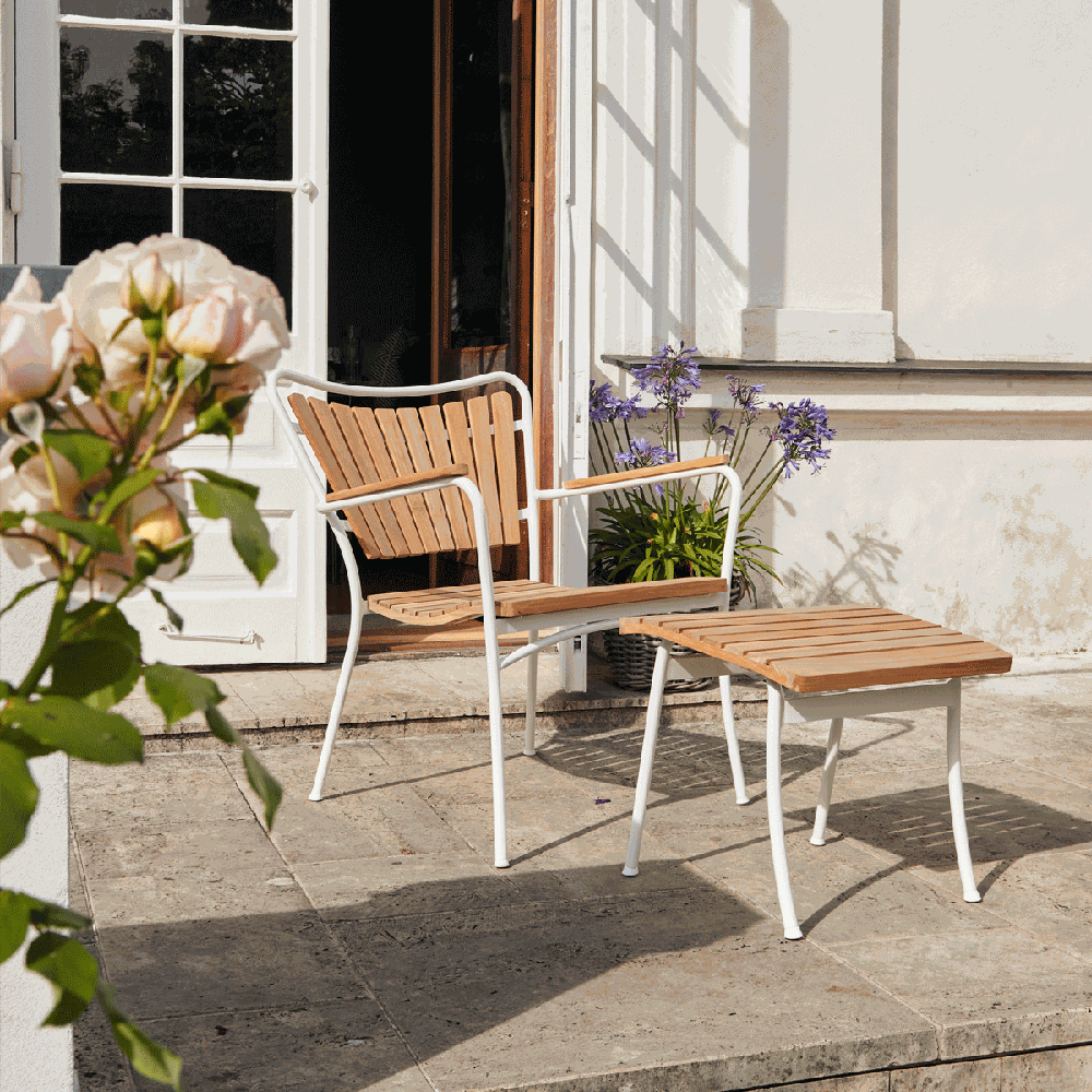 Mandalay Marguerit fodskammel til loungestol