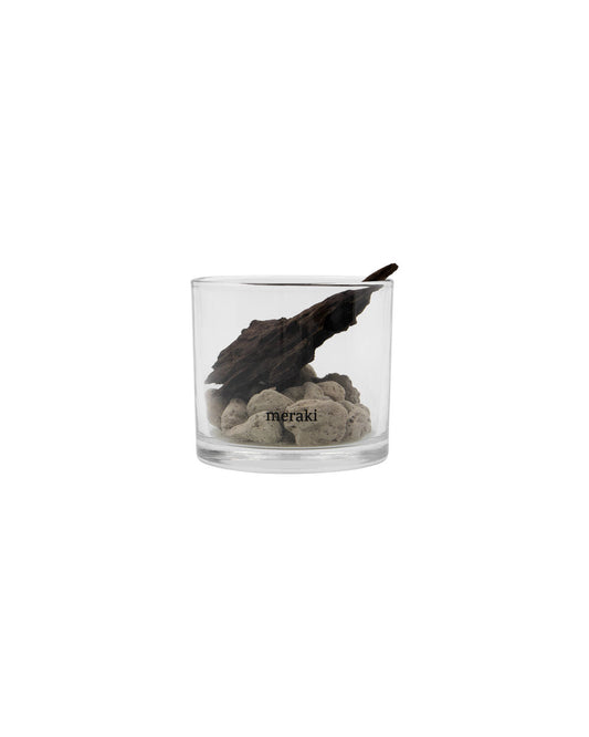 Meraki Diffuser, Lavastone & wood, Black