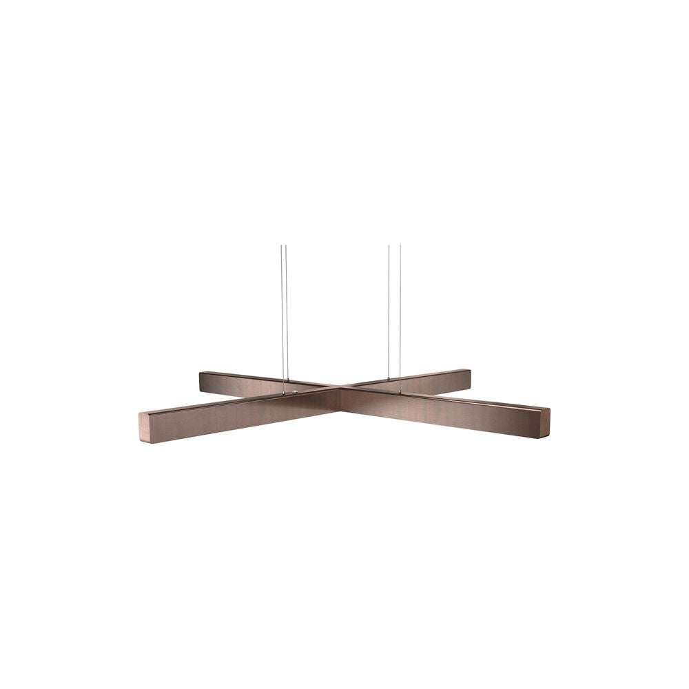 X model cordless ø 100cm Pendel Bruneret kobber