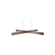 X model cordless ø 100cm Pendel Bruneret kobber