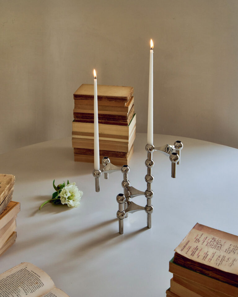 Stoff Nagel Candle Holder
