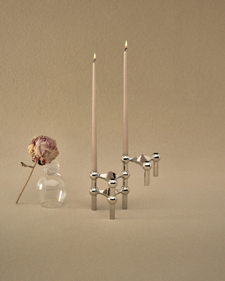 Stoff Nagel Candle Holder 3pak
