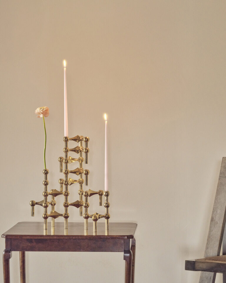 Stoff Nagel Candle Holder