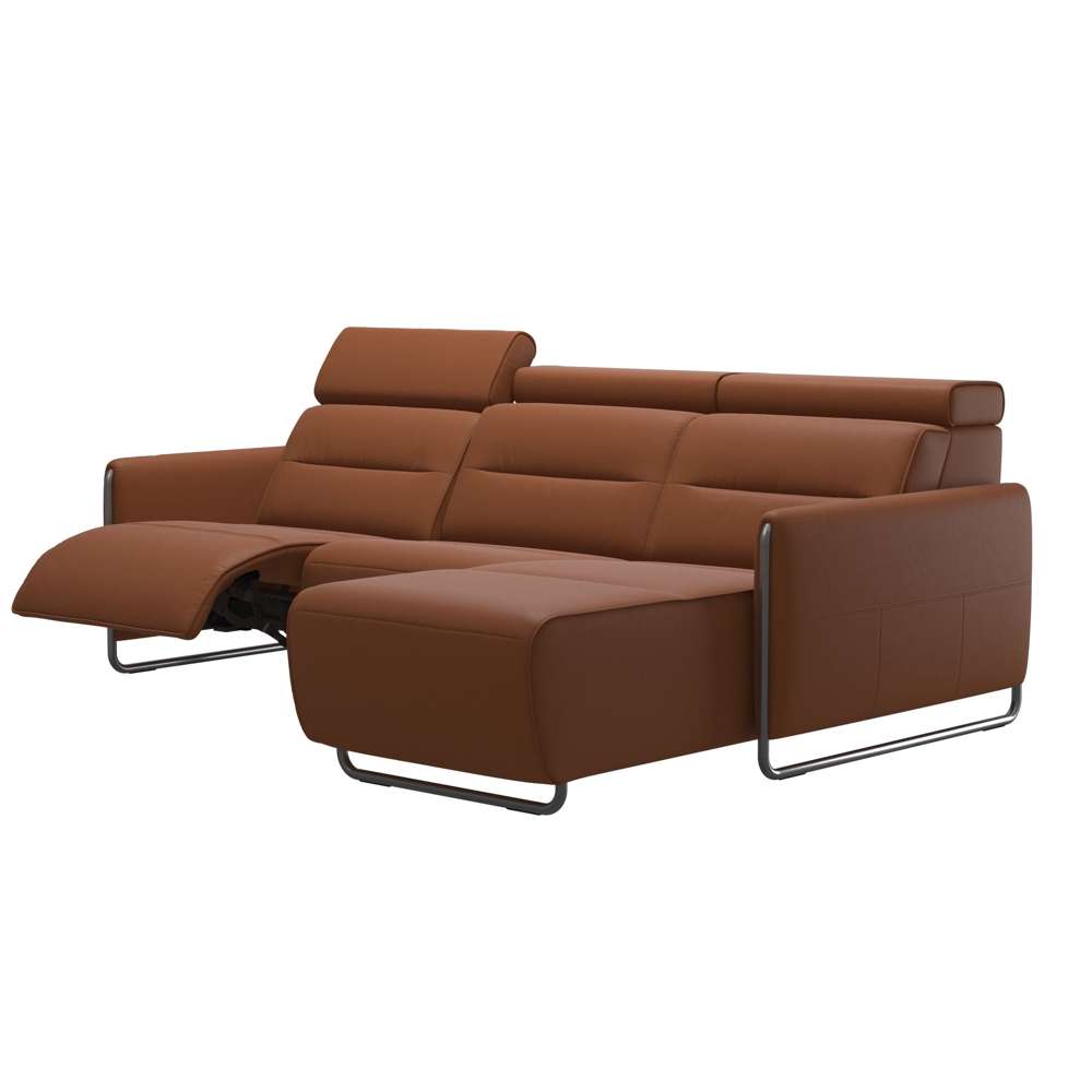 Stressless® Emily Stål 2-pers. sofa Power venstre med Long Seat (M)