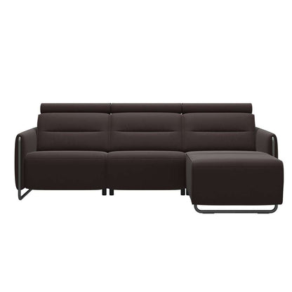 Stressless® Emily Stål 2-pers. sofa Power venstre med Long Seat (M)