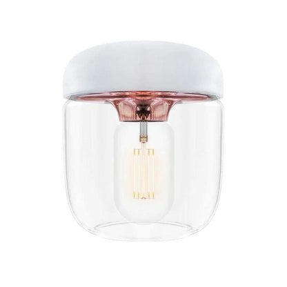 Acorn white polished copper Ø 14 x 16 cm Pendel
