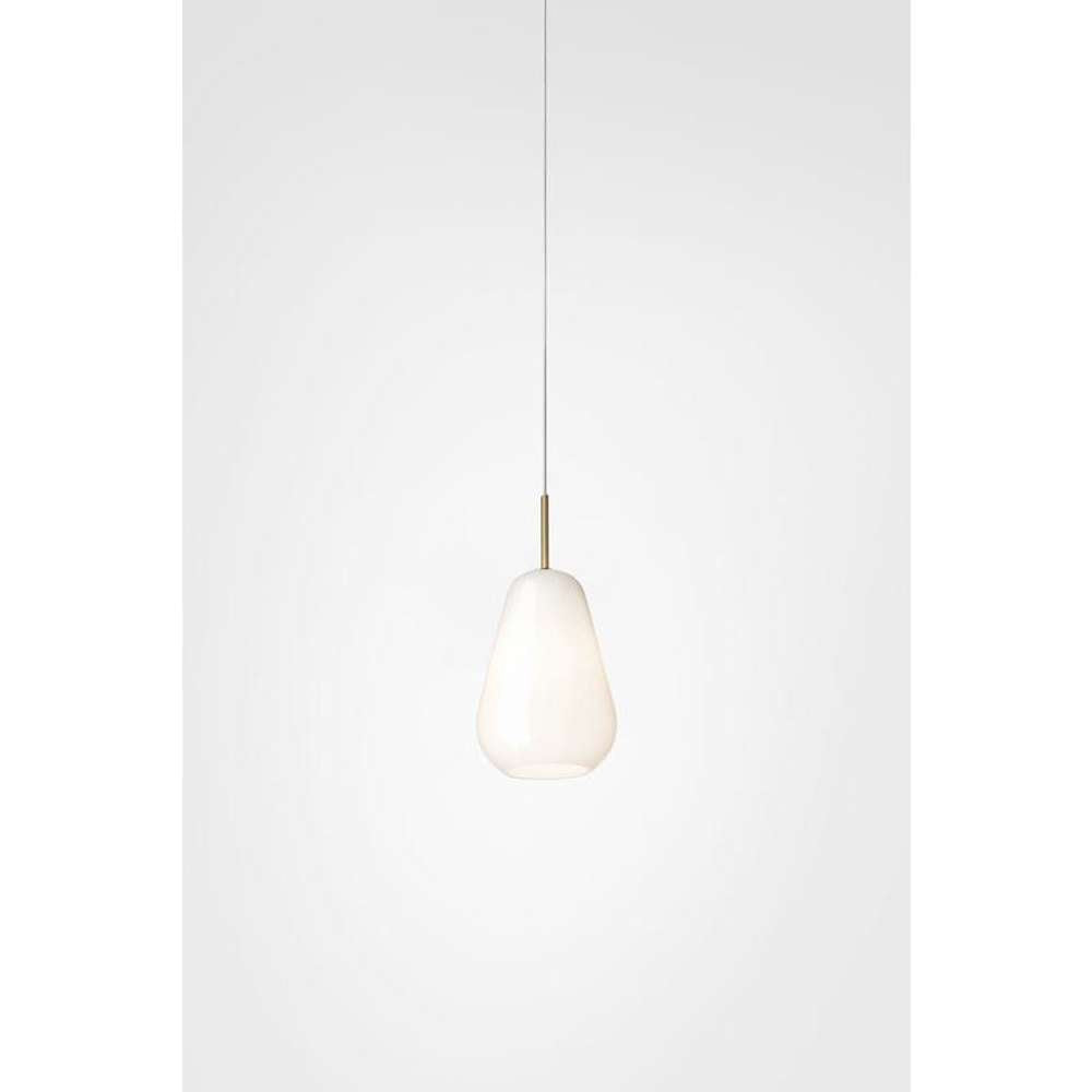 Anoli 1 small, nordic gold / opal Pendel