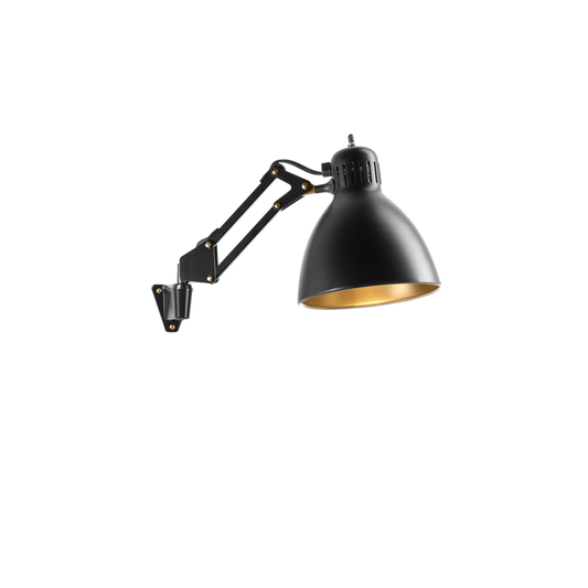 Archi w1 wall mat black/gold Væglampe