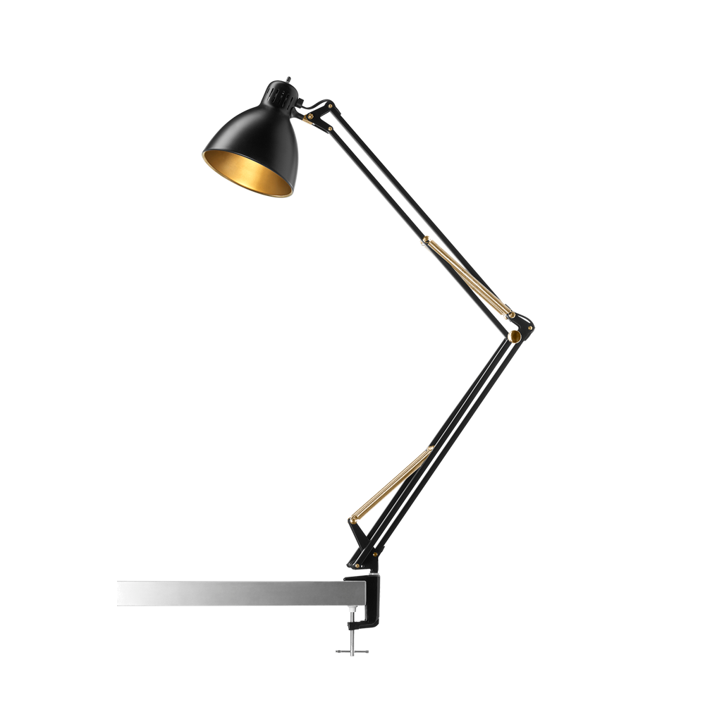 Archi table black/gold Skrivebordslampe