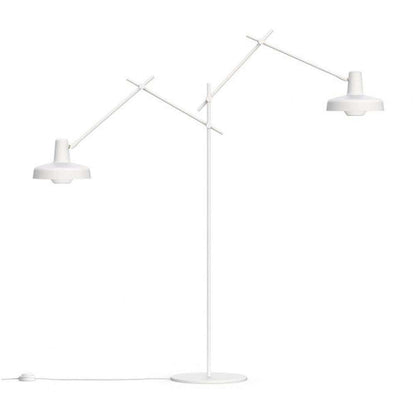 Arigato dobbelt gulvlampe hvid Gulvlampe