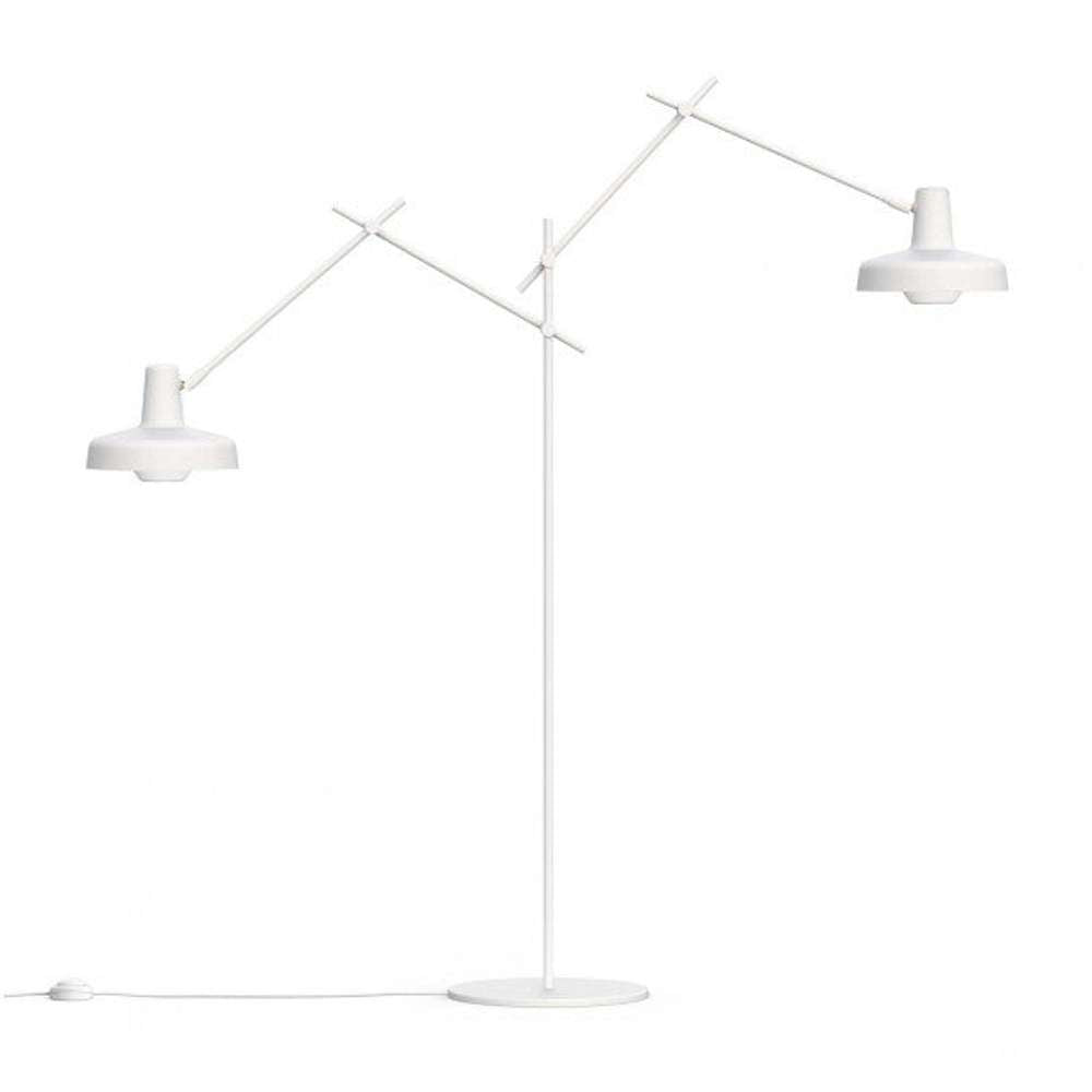 Arigato dobbelt gulvlampe hvid Gulvlampe