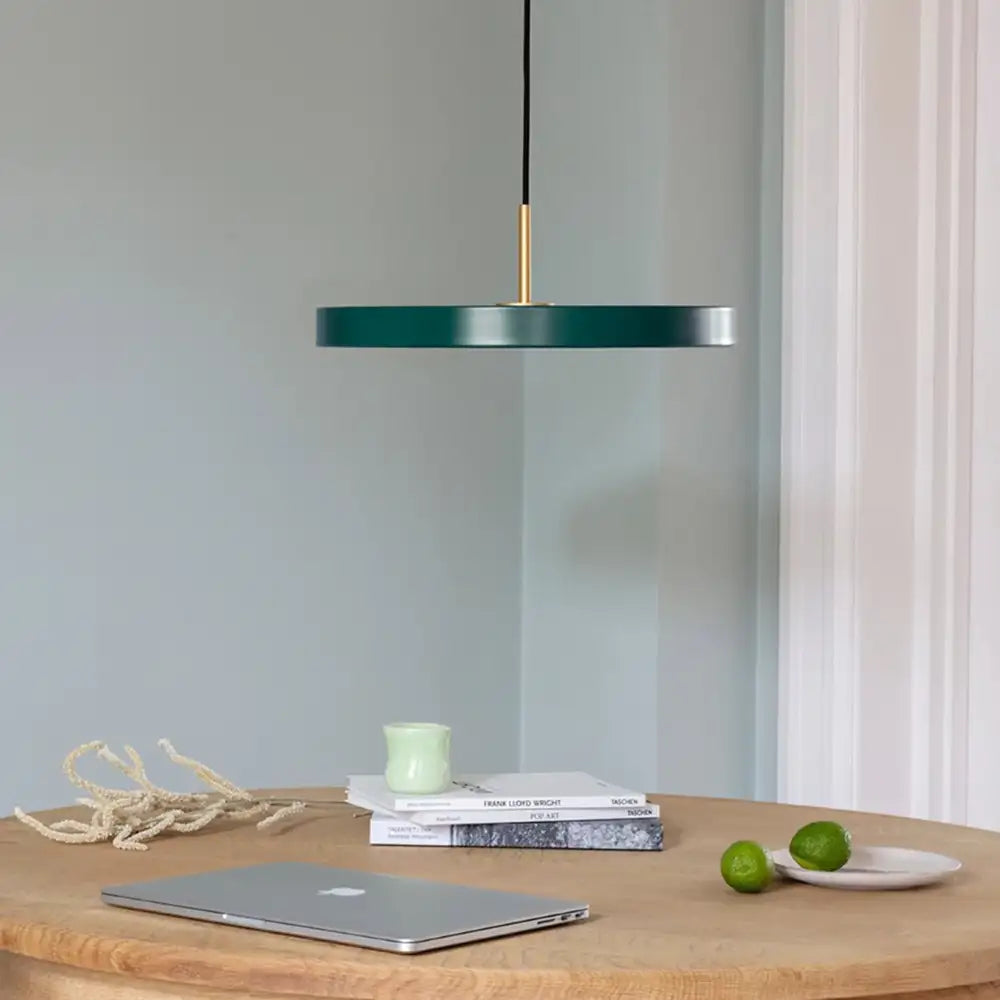 Asteria Medium - Forest green 43 x 14 cm, 2.7m cordset Pendel