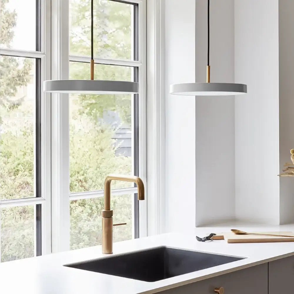 Asteria Mini  - Nuance Mist 31 x 10,5 cm, 2.7m cordset Pendel