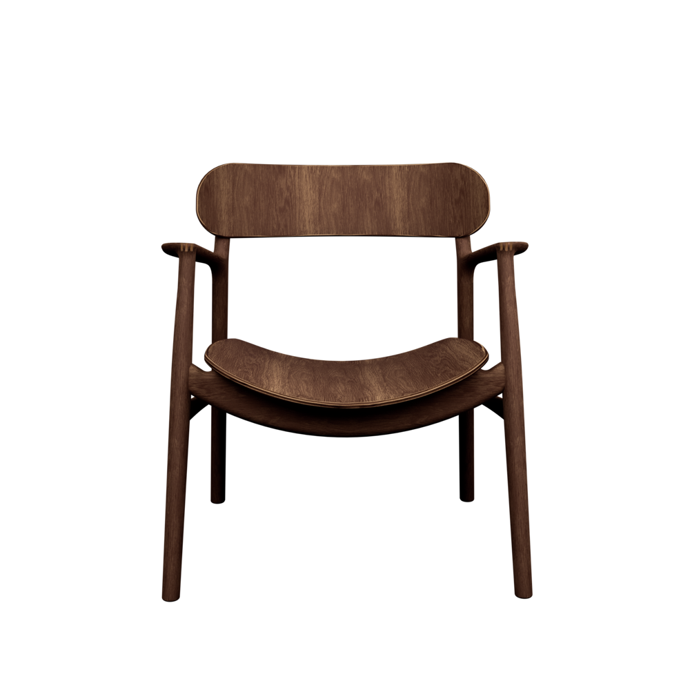 Bent Hansen Asger Lounge Chair - Røget eg