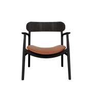 Bent Hansen Asger Lounge Chair - Sortbejdset eg