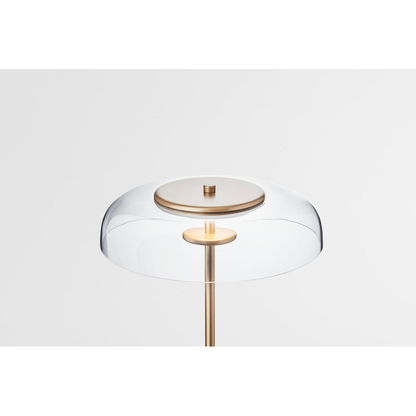 Blossi floor, nordic gold / clear, incl. dimmable switch Gulvlampe Gulvlampe