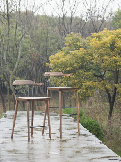 Exchange Bar Stool SH 75, walnut fra Stellar Works