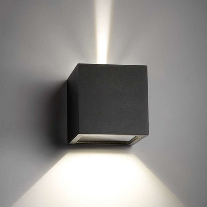 Cube LED Black Udendørslampe   Udendørslampe