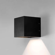 Cube down led black Udendørslampe