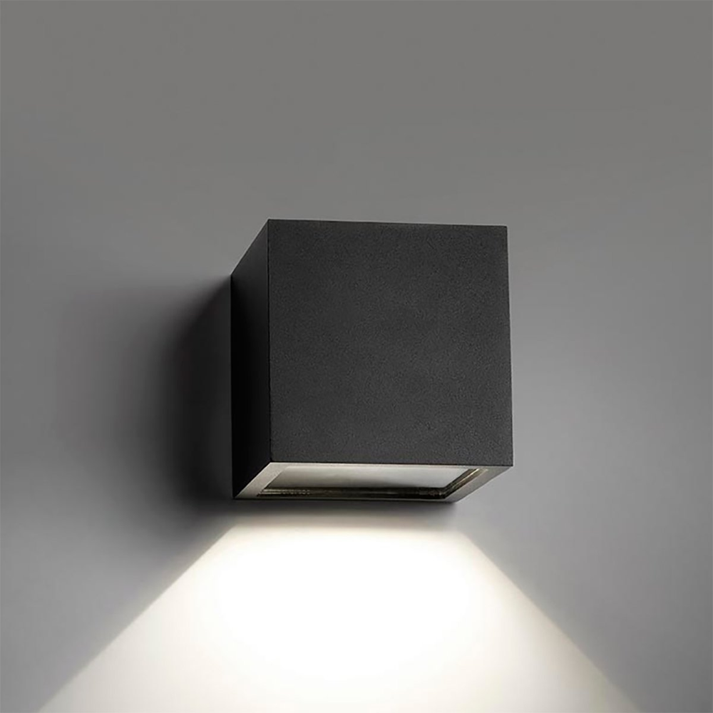 Cube down led black Udendørslampe Udendørslampe