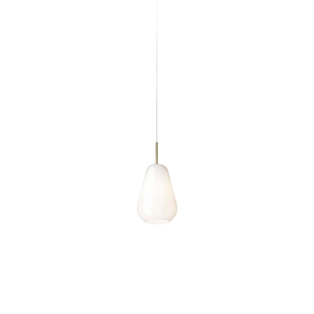 Anoli 1 small, nordic gold / opal Pendel