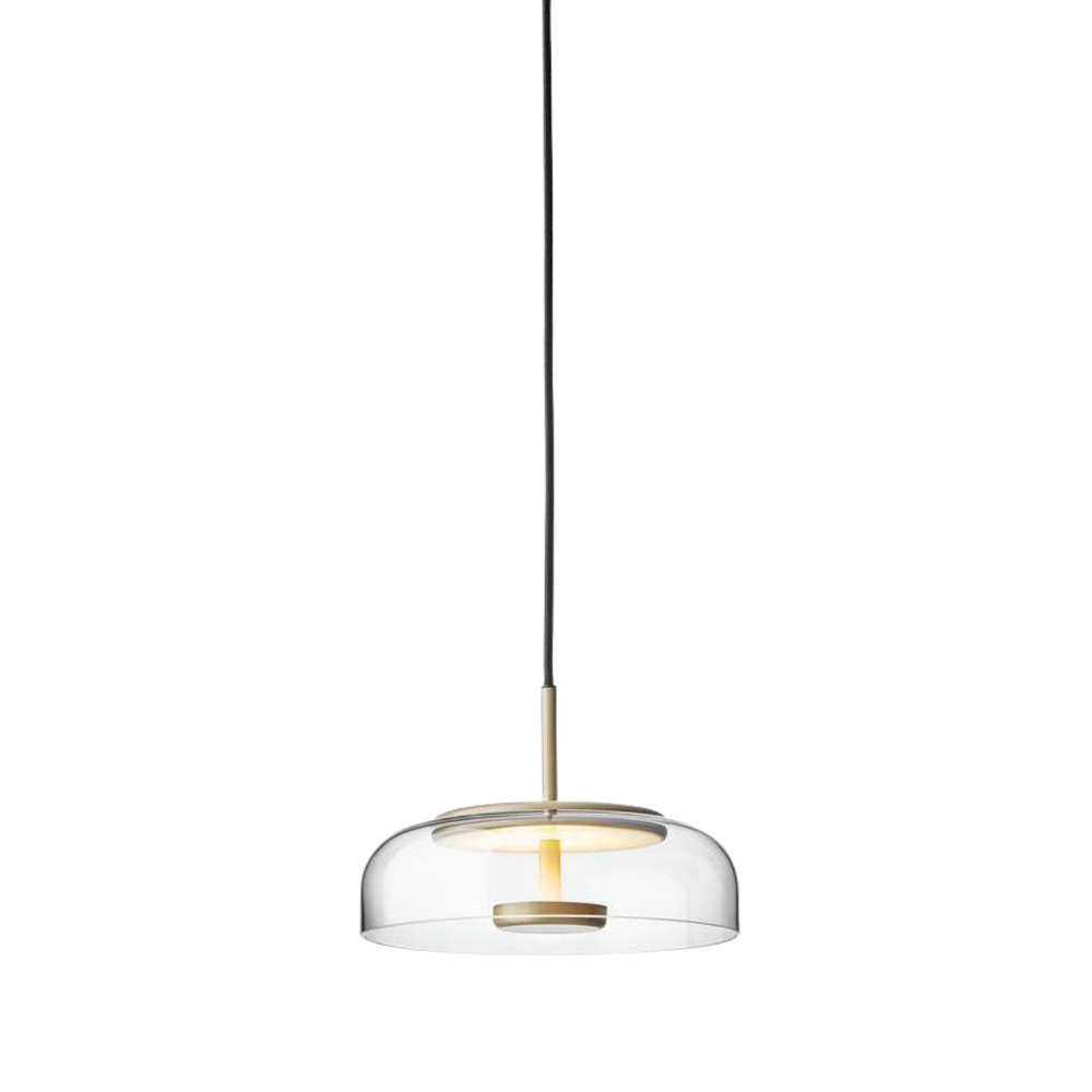 Blossi 1, nordic gold / clear Pendel