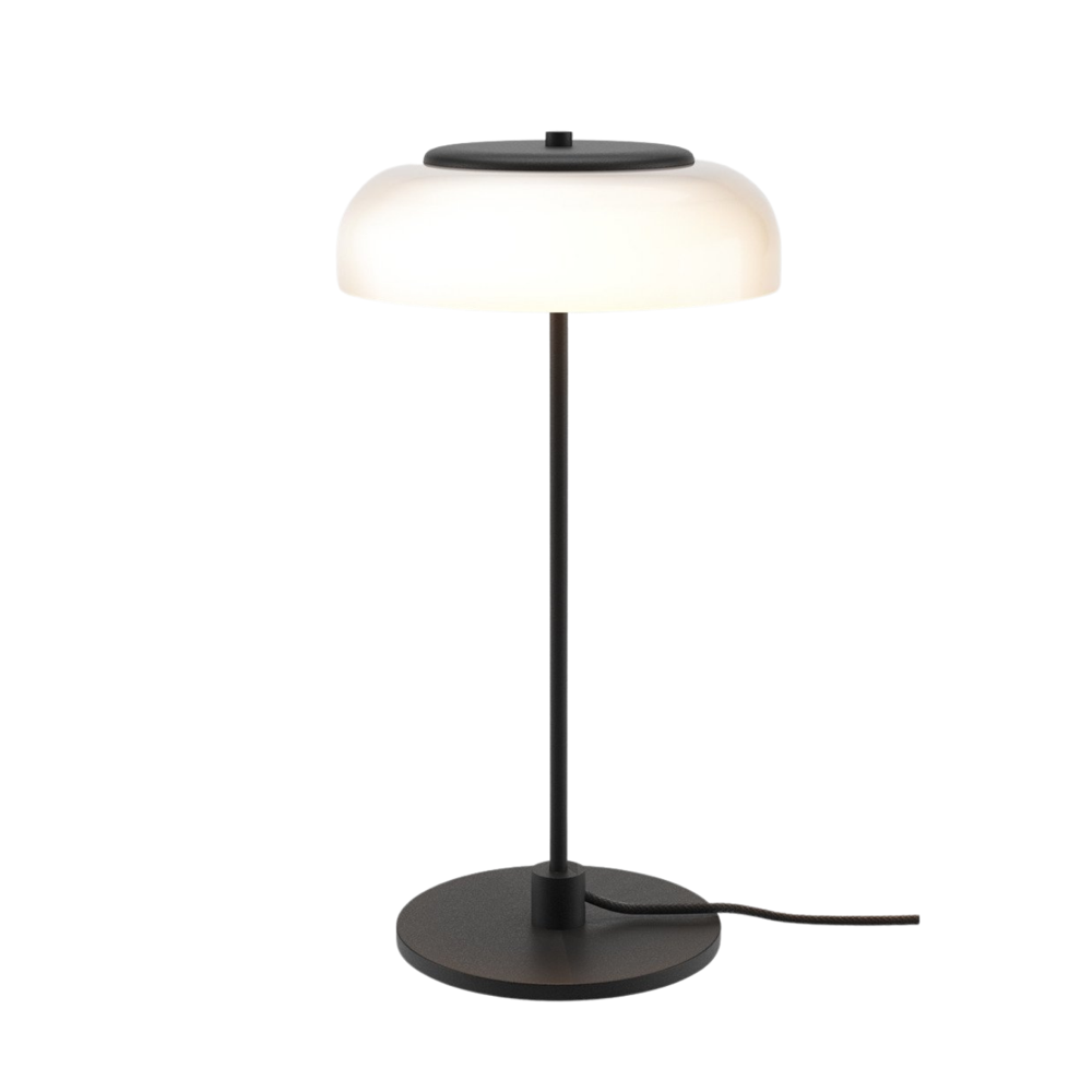 Blossi bordlampe sort/opal Bordlampe Bordlampe