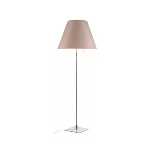 Costanza gulvlampe m/dimmer alu/soft skin - luceplan Gulvlampe