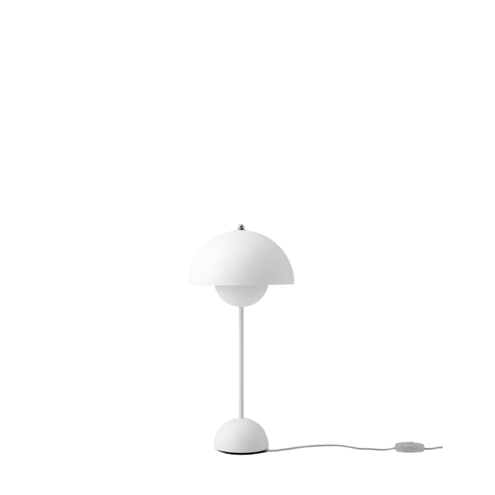 Flowerpot vp3 Bordlampe Mat Hvid