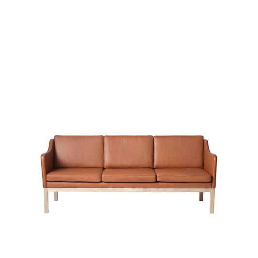 FDB MK46 3-pers. sofa Mogens Koch L43 - Cognac