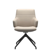 Stressless Chilli low D350 m/ armlæn - Cognac/sort - Paloma | Fog, Mat sort