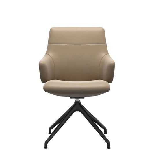 Stressless Chilli low D350 m/ armlæn - Cognac/sort - Paloma | Funghi, Mat sort