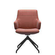 Stressless Chilli low D350 m/ armlæn - Cognac/sort - Paloma | Henna, Mat sort