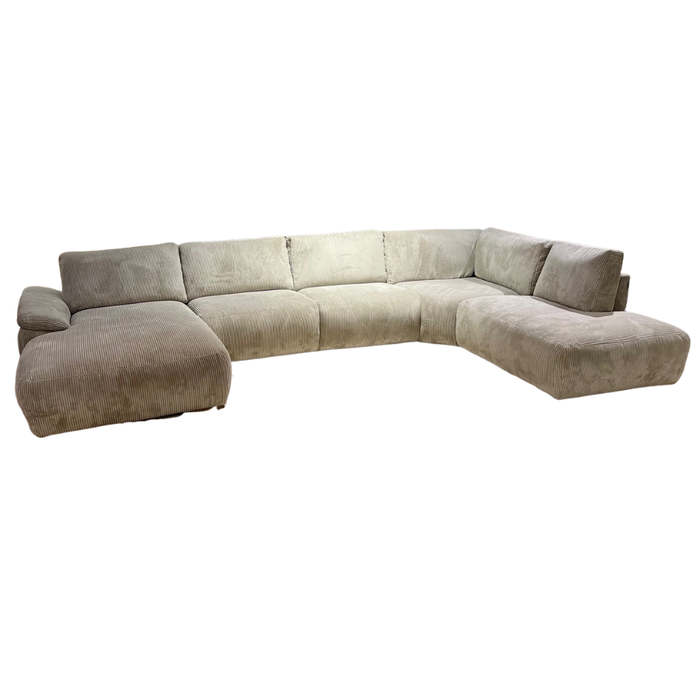 Hyllinge hjørnesofa m chaiselong (V) Openend (H)