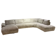 Hyllinge hjørnesofa m chaiselong (V) Openend (H)