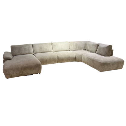 Hjort Knudsen Hyllinge hjørnesofa m chaiselong (V) Openend (H)