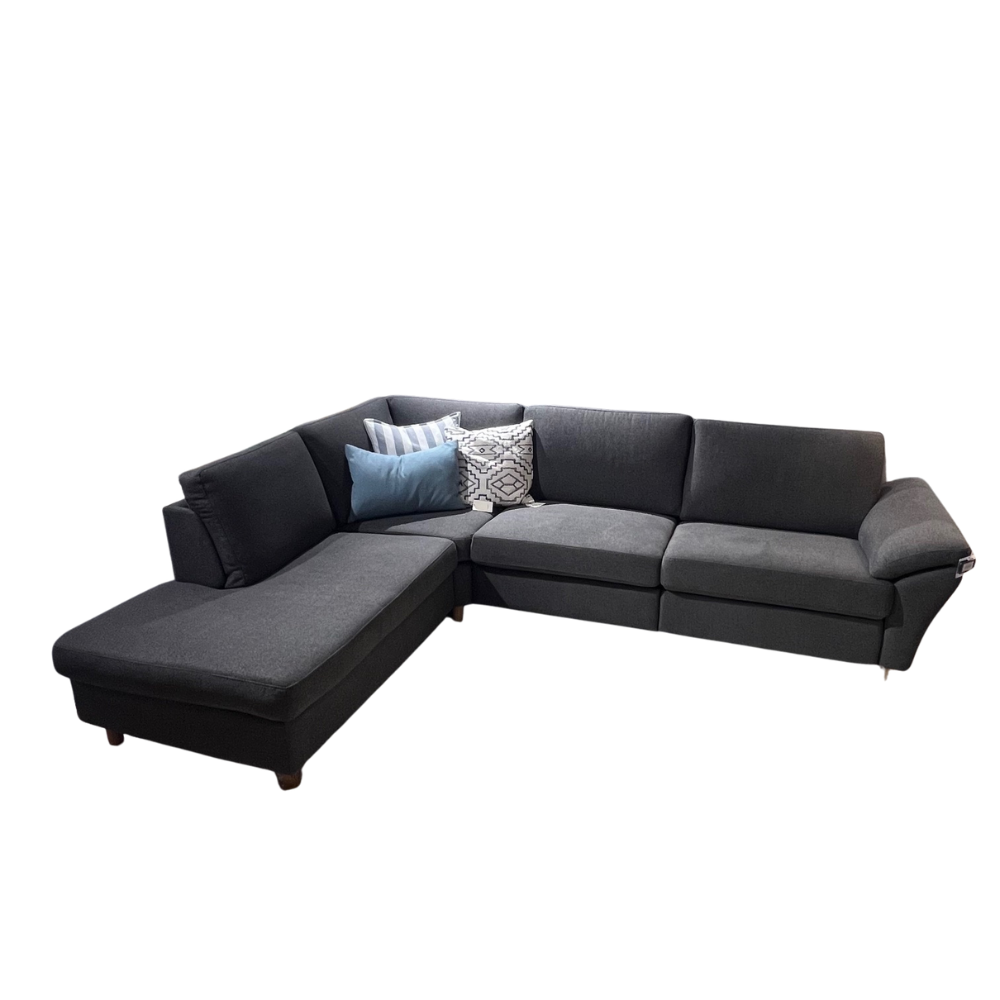 Cubic Hjørnesofa med pufafslutning (V)