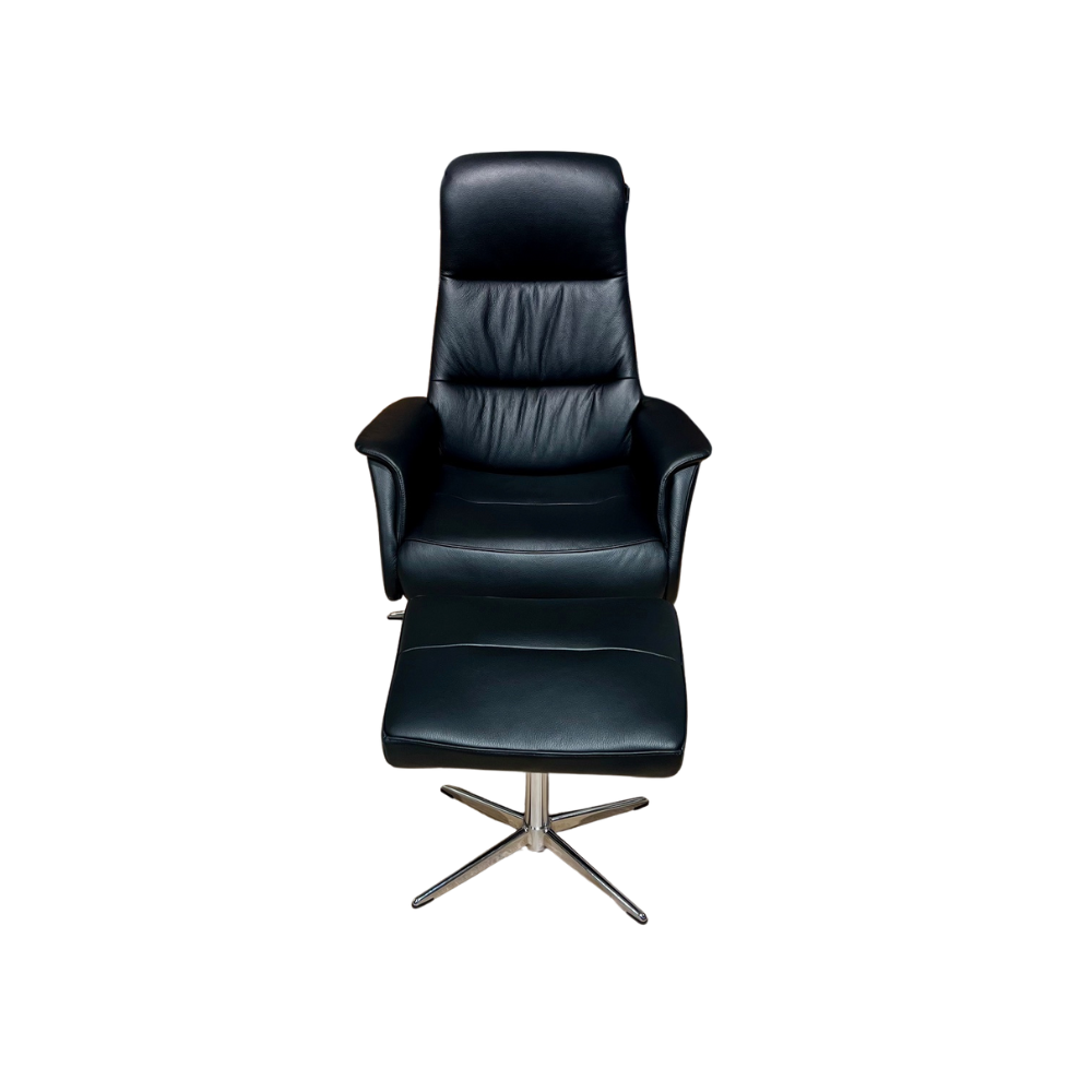 Ara lænestol M slimline incl skammel
