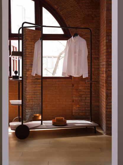 Host Wardrobe, walnut fra Stellar Works