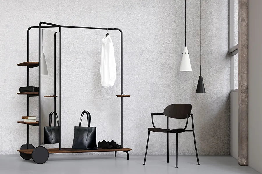 Host Wardrobe, walnut fra Stellar Works