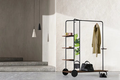 Host Wardrobe, walnut fra Stellar Works