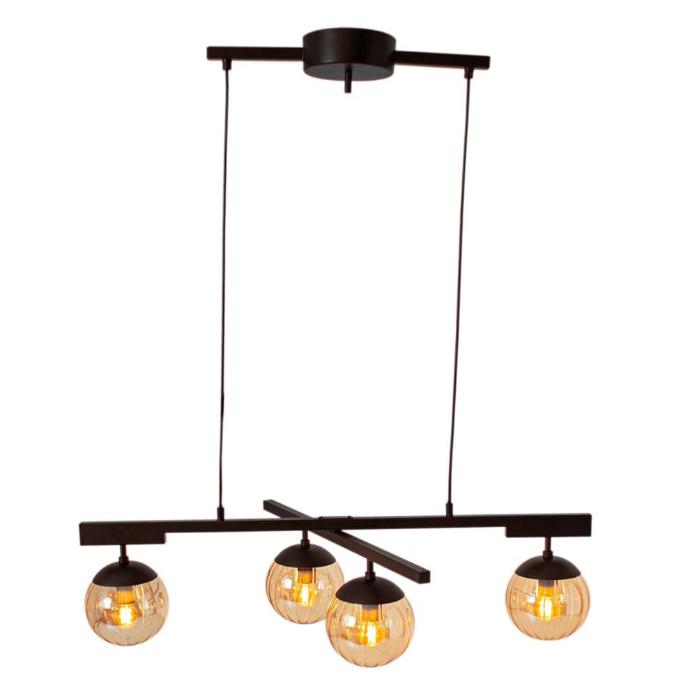 Labelle loftslampe amber Pendel