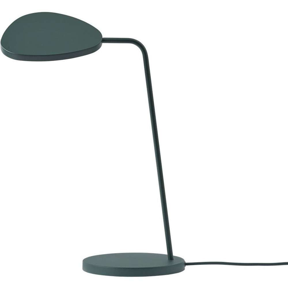 Leaf bordlampe mørkegrøn Skrivebordslampe