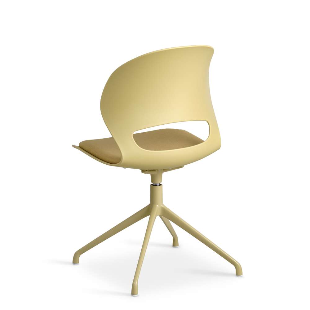 Lexpo Linea spisebordsstol med pude og swivel stel