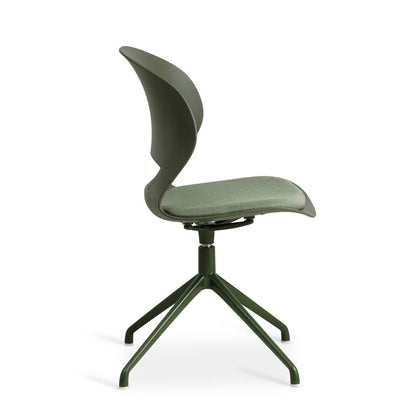 Lexpo Linea spisebordsstol med pude og swivel stel